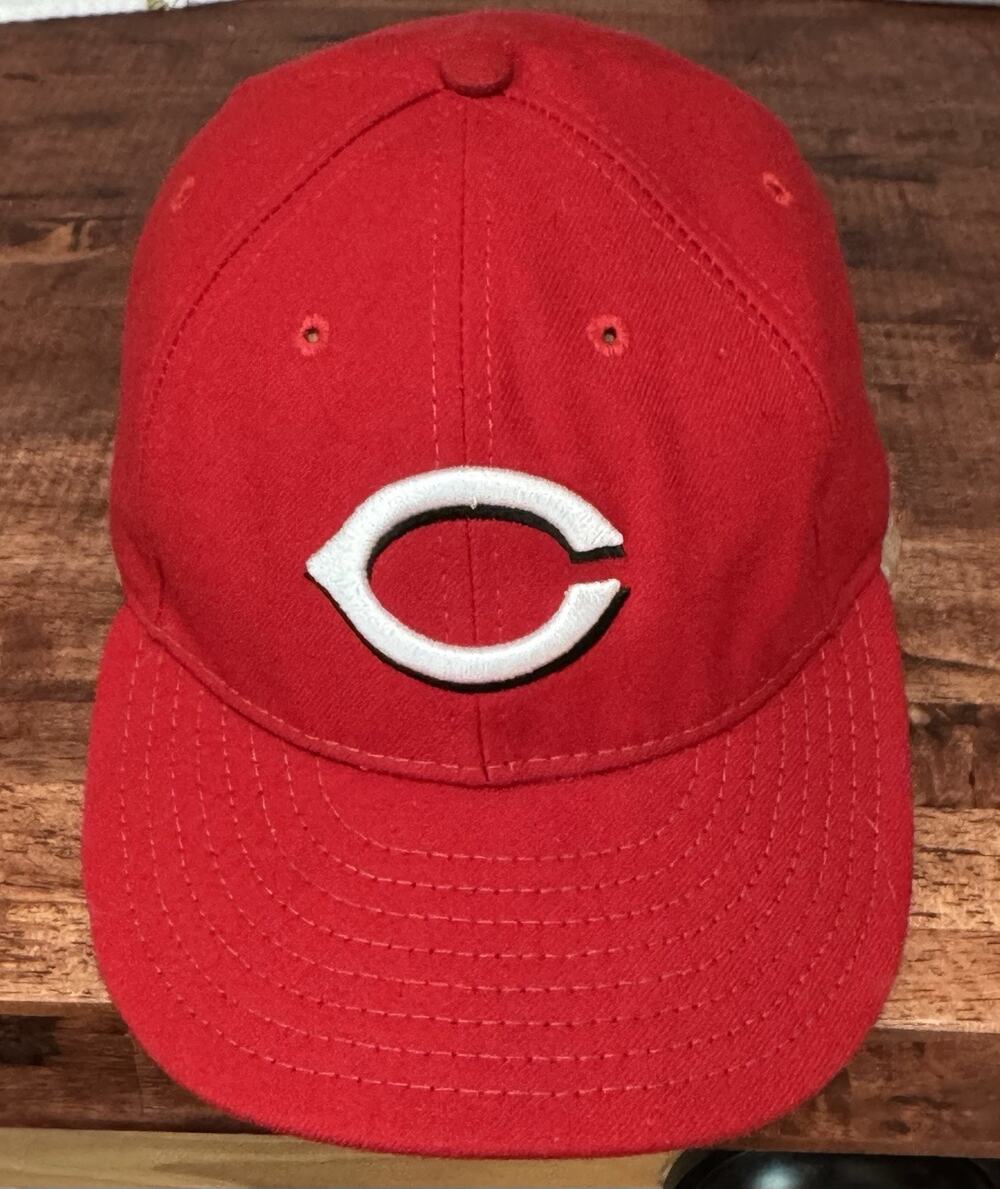 Cincinnati Reds New Era 59FFIFTY Hat Authentic On Field Fitted Cap MLB 7 1/8